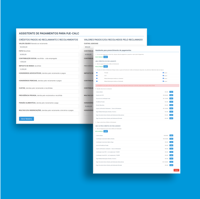 Assistente de Pagamentos para Pje-Calc: Como inserir pagamentos no Pje-Calc sem erros?